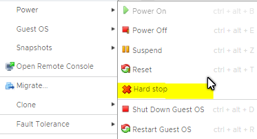 VMWare-Hard-Stop-Ozelligi-Nedir VMWare Power Hard Stop Özelliği Nedir?