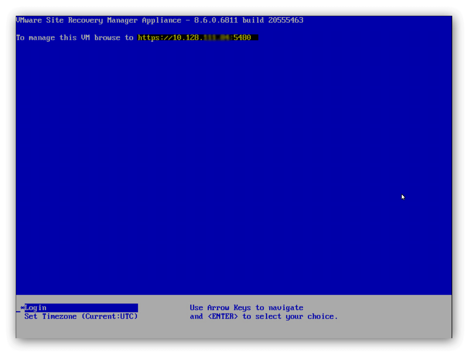 Change IP Address on SRM OVF