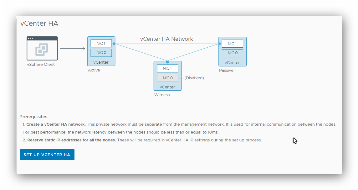 vCenter HA nedir? Nasıl Yapılır?