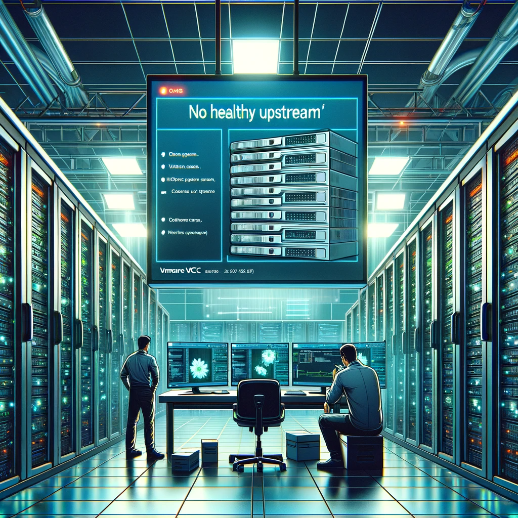 vCenter No Healthy Upstream Hatası