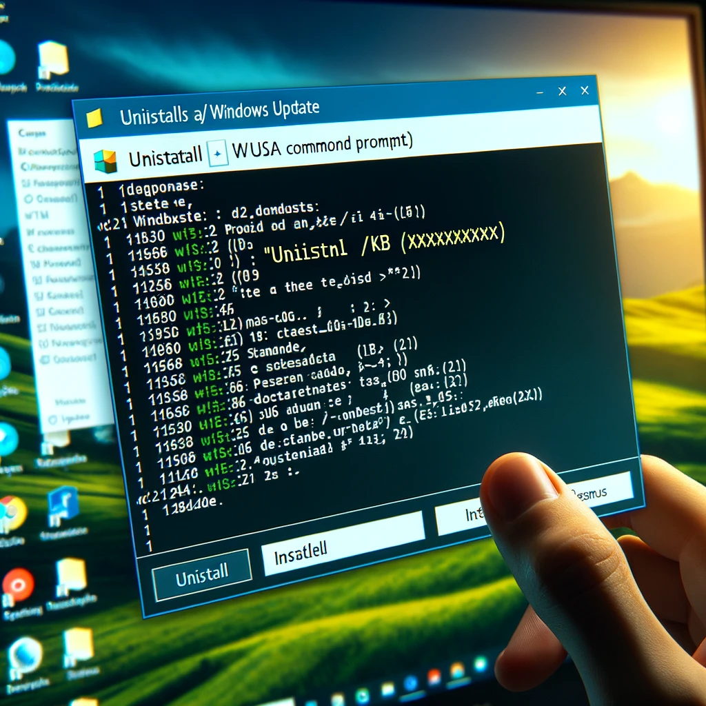 Windows Üzerinde KB Kaldırma