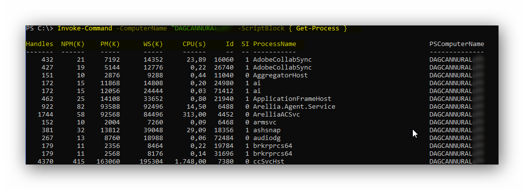 Invoke-Command ile Yapılabilecekler
