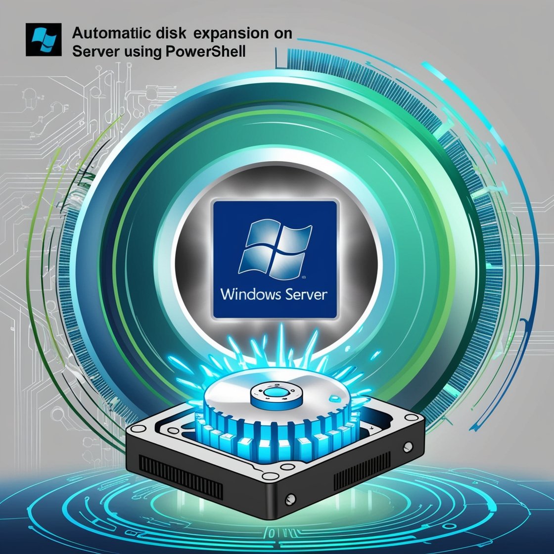 PowerShell ile Windows Server’da Otomatik Disk Genişletme