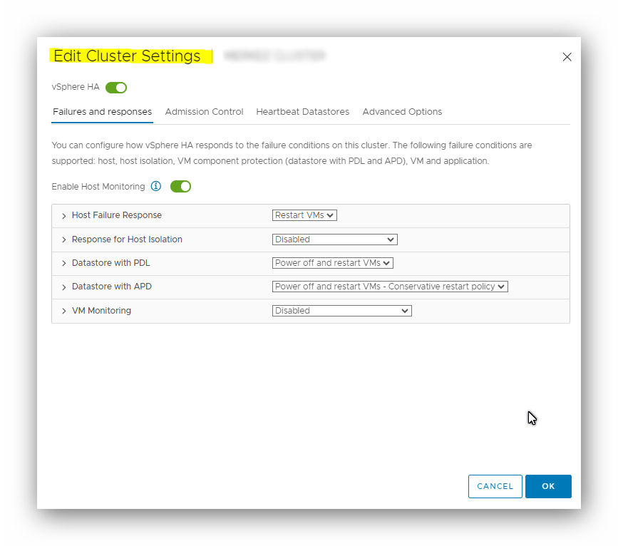 vSphere DRS ve vSphere Availability Kullanım Kılavuzu