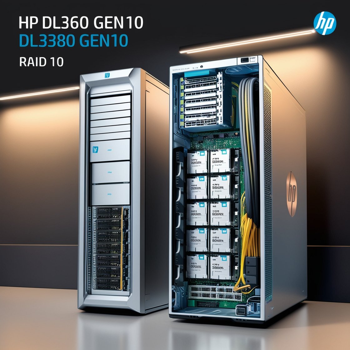HP DL360 Gen10 ve DL380 Gen10 Sunucularda RAID 10 Yapılandırma