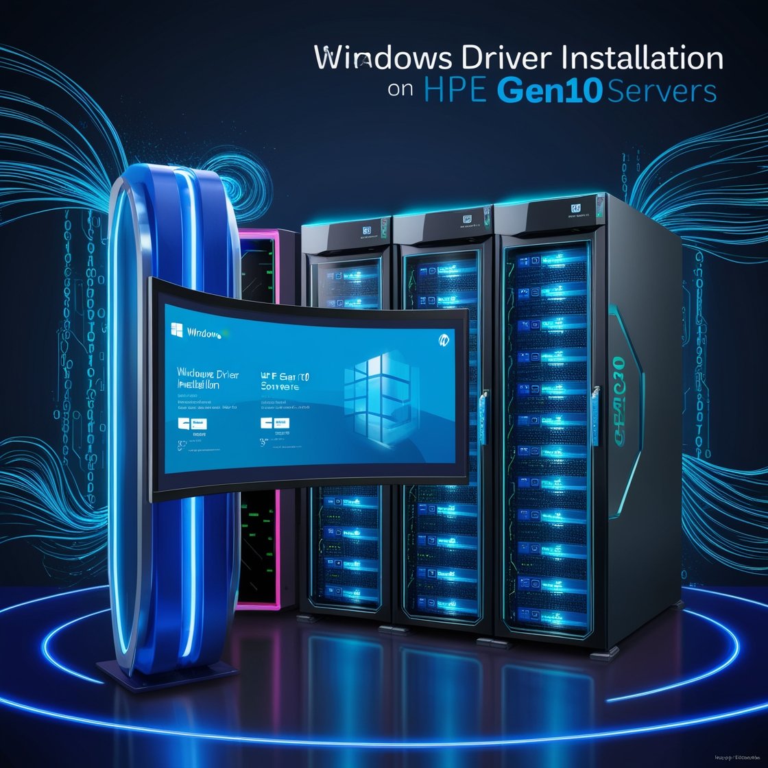 HPE Gen10 Sunucularda Windows Sürücülerini Otomatik Yüklenmesi