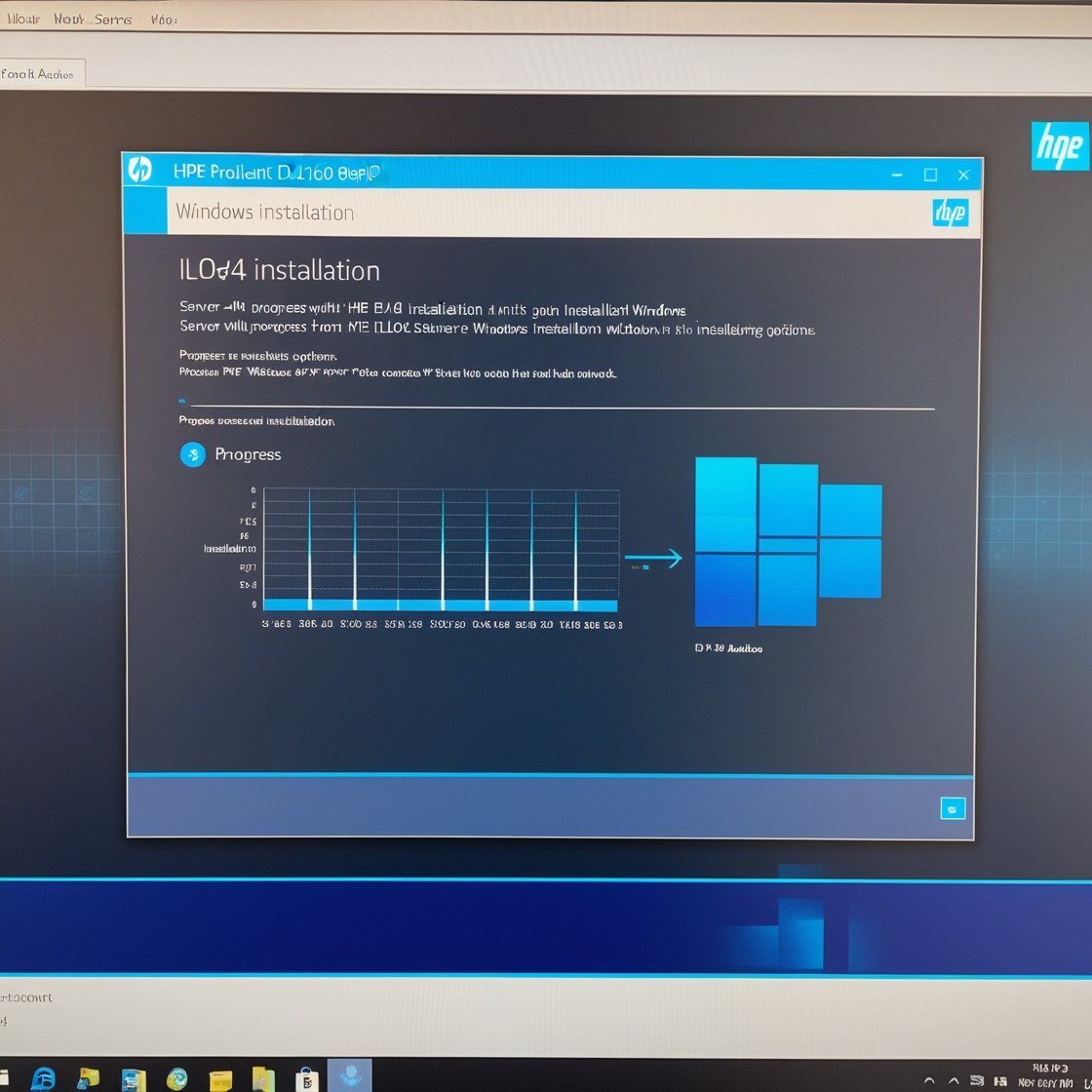 HPE ProLiant DL160 Gen9 iLO4 Üzerinden Windows Kurulumu