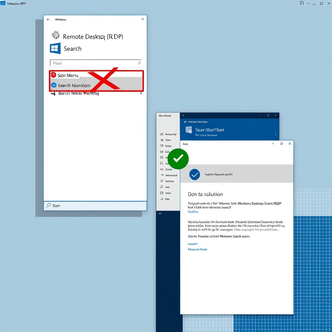 RDP Yapan Kullanıcılarda Başlat Menüsü ve Arama Çalışmama Sorunu ve Çözümü