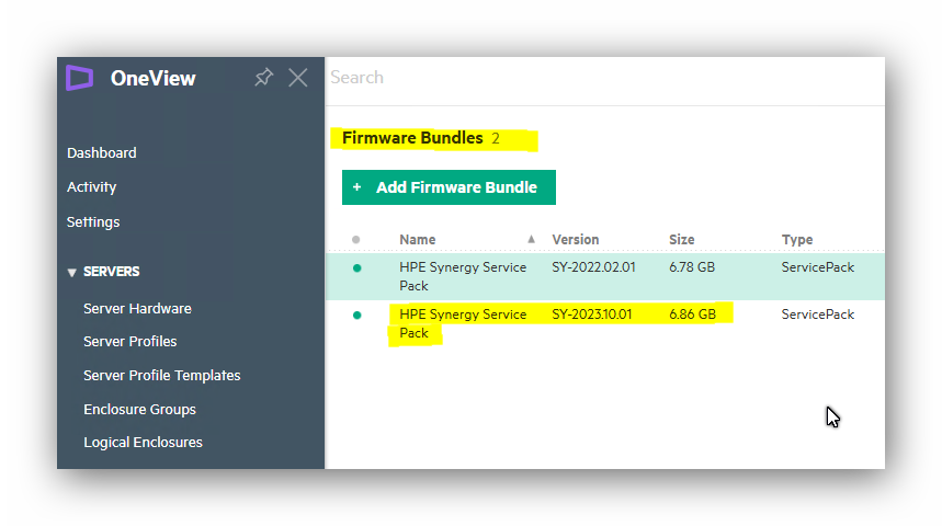 Oneview Synergy SPP Upgrade - Dağcan Nural